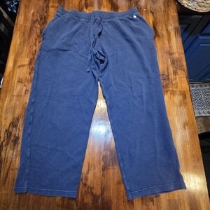 Ralph Lauren Polo Sleep Pants Waffle Knit Navy Blue size mens XL 100% cotton